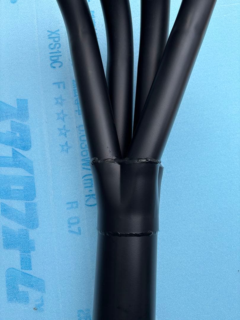 Z1 Z2 ショート管 マフラー カワサキ 集合管 ブラック