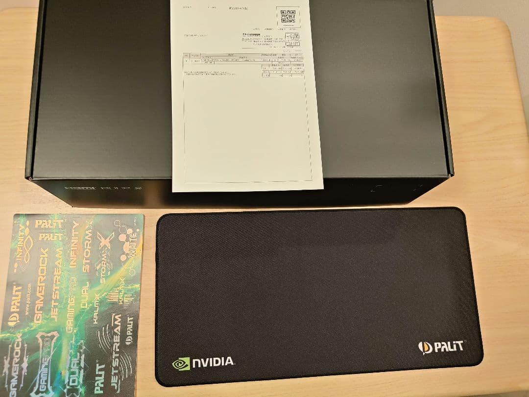 納品書（保証書）付　Palit GeForce RTX 5070 Ti 16GB