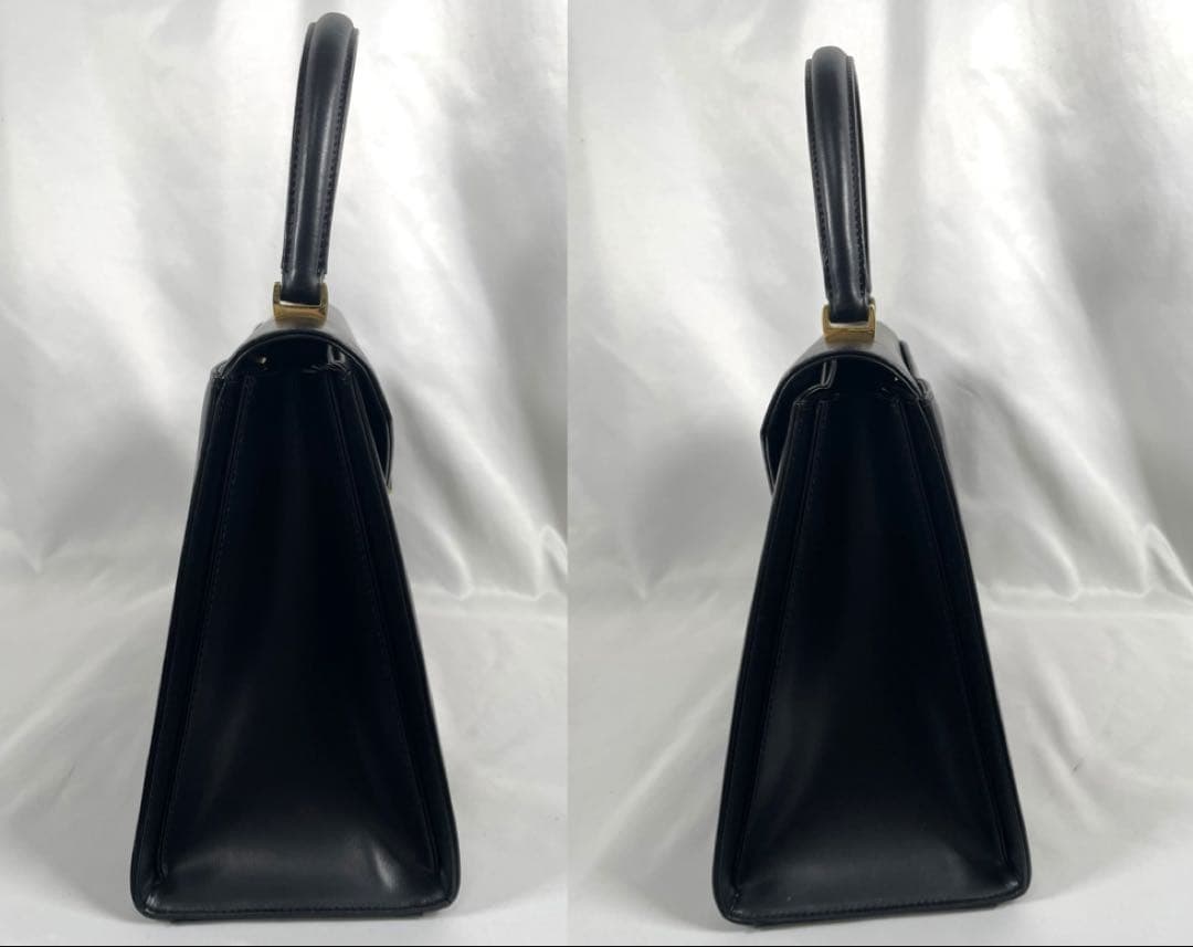 美品 HAMANO 濱野 ハマノ フォーマルバッグ トップハンドル レザー