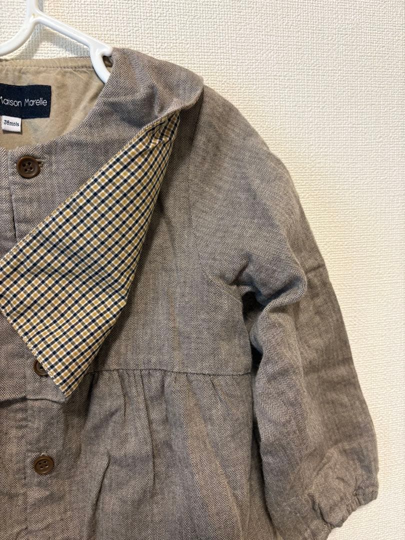 メゾンマレル maison marelle ロンパース 36m