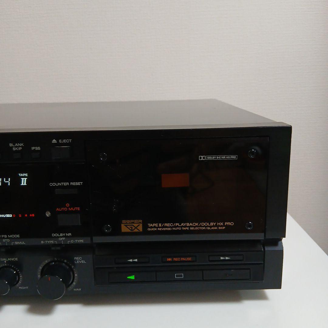 A&D GX-W4500 赤井電機 ダブルカセットデッキ【リモコン付き動作品】