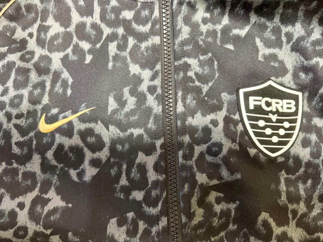 【コラボ】FCRB x NIKE レオパード&スター柄 セットアップ【トレンド】