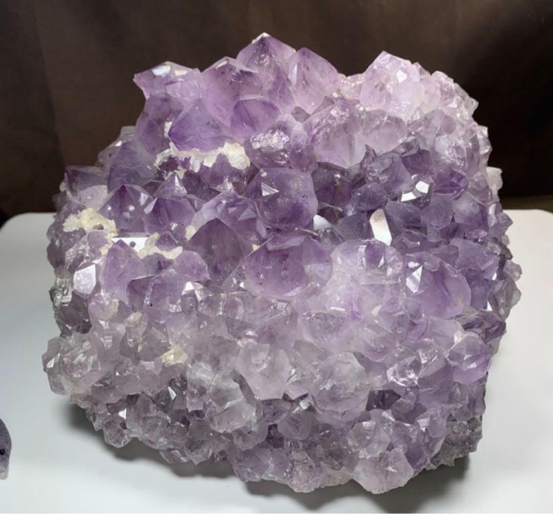 ALLSALE☆ブラジル産☆ラベンダーアメジスト原石クラスター