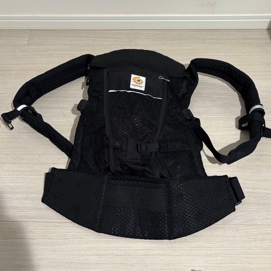 【美品】エルゴベビー 抱っこ紐 アダプト ソフトフレックス オニキスブラック