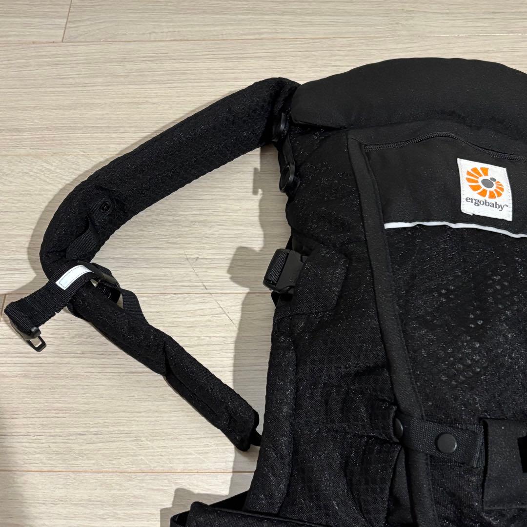【美品】エルゴベビー 抱っこ紐 アダプト ソフトフレックス オニキスブラック