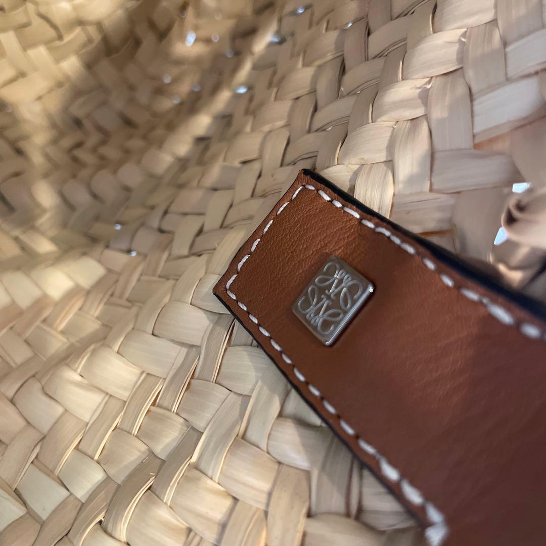 M.SLOEWE バスケットバッグ スモール ナチュラル/タン かごバッグ