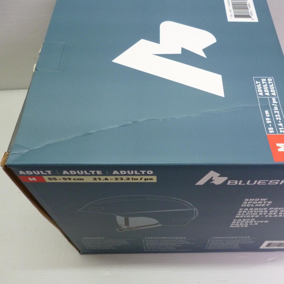 ブルースカイ 大人用スノーヘルメット MIPS搭載 ブラック Mサイズ