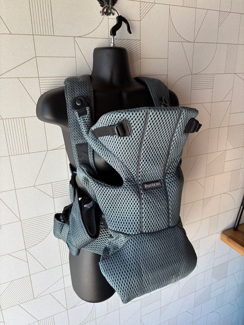 ベビービョルン　MOVE　エアリーメッシュ　セージグリーン　取扱説明書　箱付き