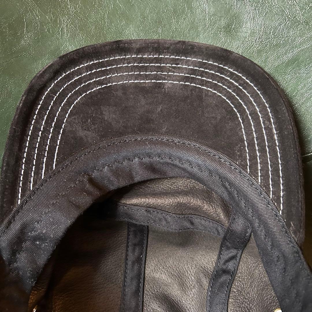 Hender Scheme キャップ　ブラック　白ステッチ