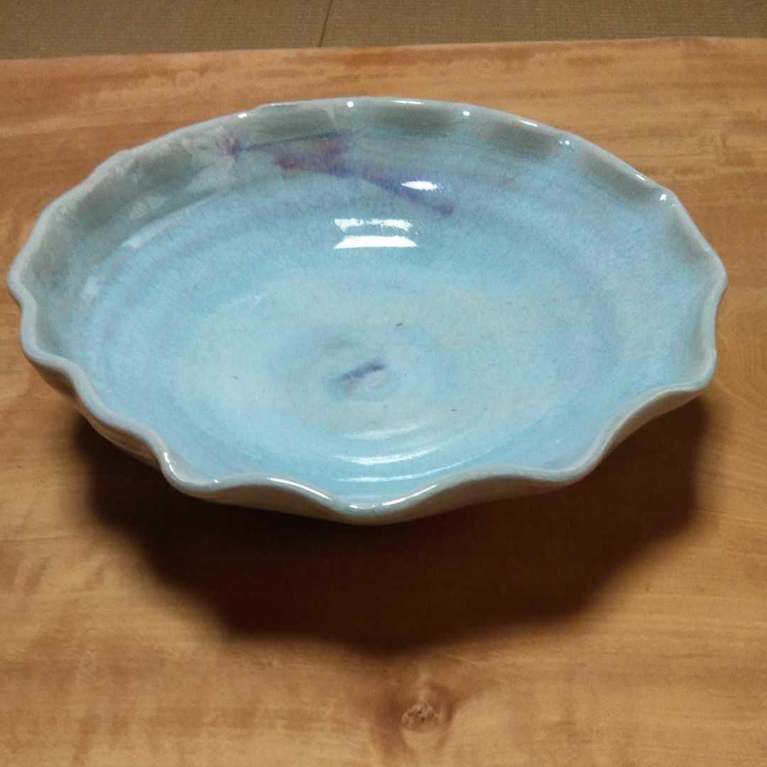 お値下げ　陶芸作家　大鉢　食器　焼き物　陶器　NHK学園　茶花の里　大皿