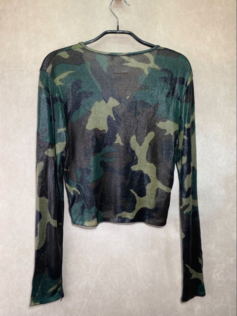 Christian Dior ジョンガリアーノ期 迷彩 カーディガン 40