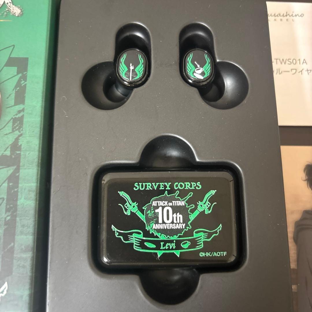 ONKYO 進撃の巨人コラボ リヴァイ ワイヤレスイヤホン オンキヨー