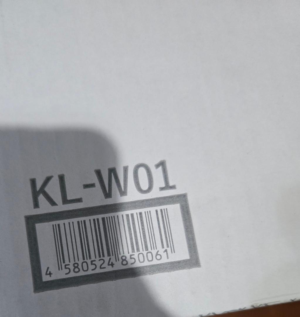 新品・未使用 カルテック TURNED K 空気清浄機 KL-W01 ホワイト