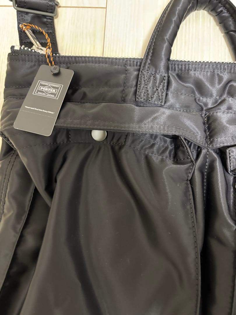 新品タグ付　TANKERHELMET BAG黒M タンカーヘルメットバッグ