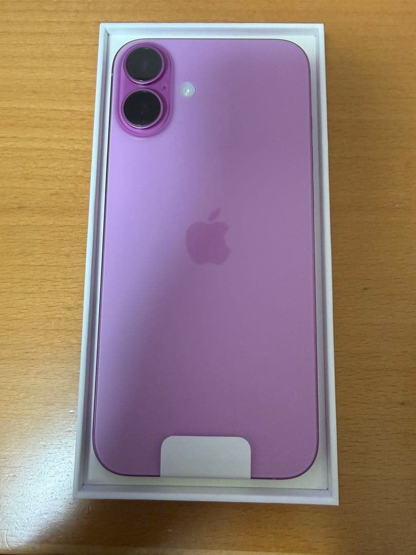 iPhone 16 plus 128 ピンク