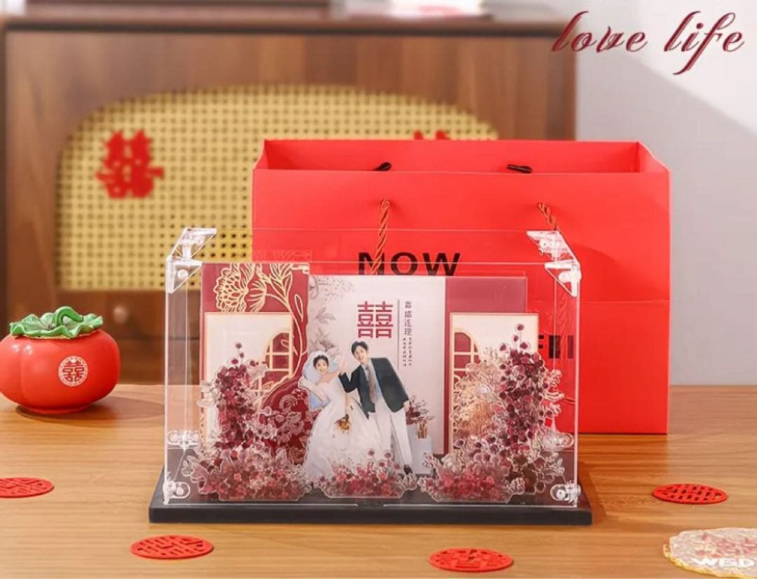 結婚祝い アクリル フォトフレーム オーダーメイド結婚式 プレゼント ギフト