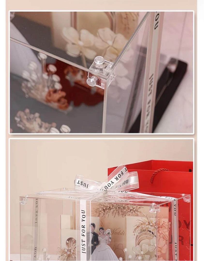 結婚祝い アクリル フォトフレーム オーダーメイド結婚式 プレゼント ギフト