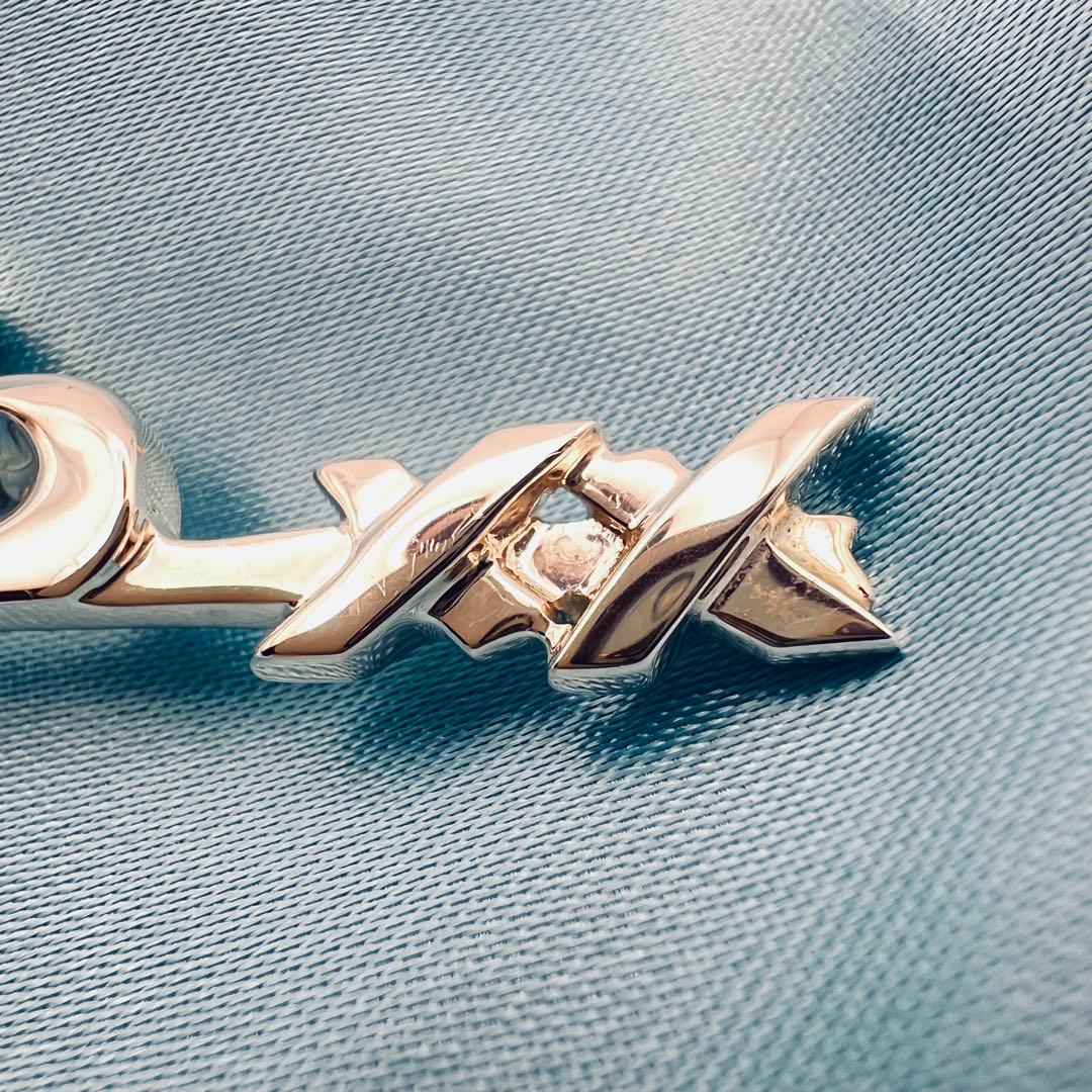 美品　ティファニー　ラビングハート　アロー　シルバー　ブローチ