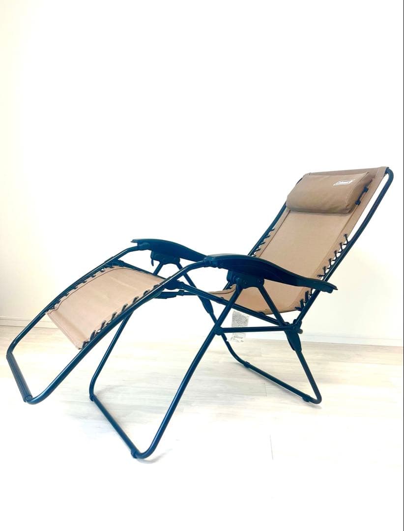 【大至急】引っ越しの為リクライニングアウトドアチェア ベージュ