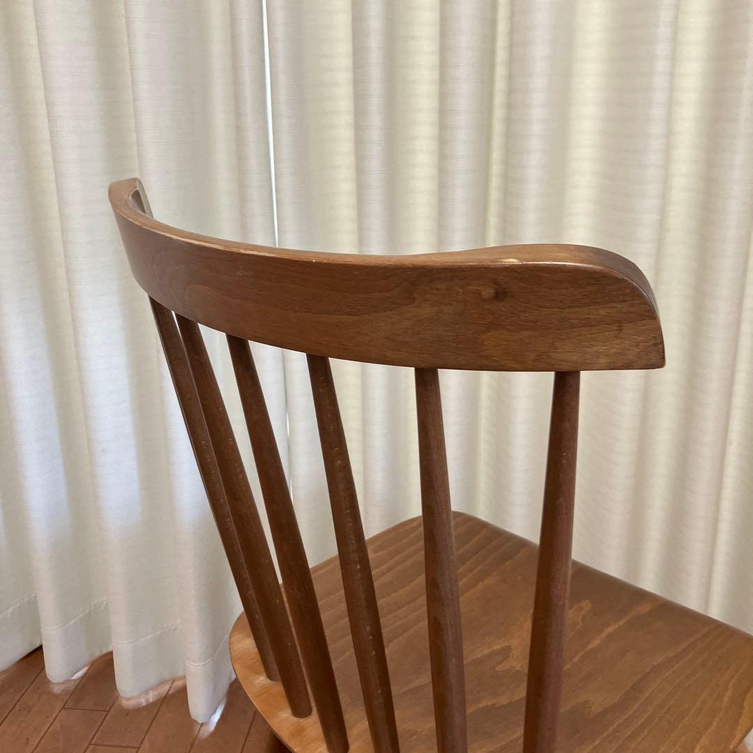 2月15日まで⭐️NOCE ブラウン木製ダイニングチェア　ウォールナット