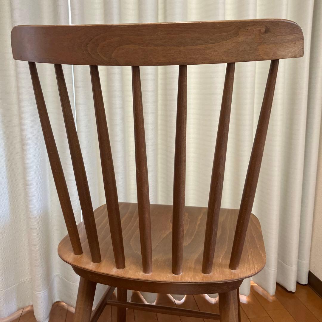 2月15日まで⭐️NOCE ブラウン木製ダイニングチェア　ウォールナット