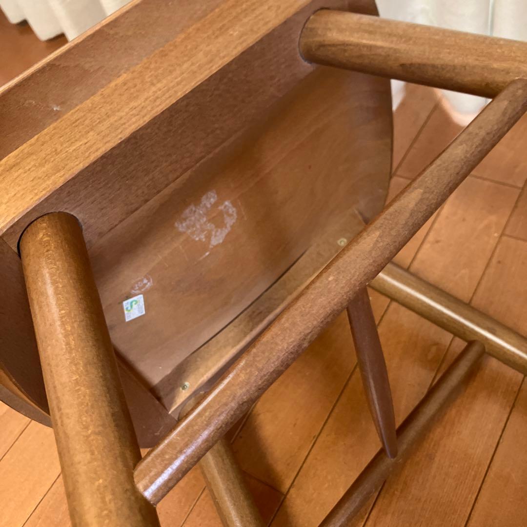 2月15日まで⭐️NOCE ブラウン木製ダイニングチェア　ウォールナット