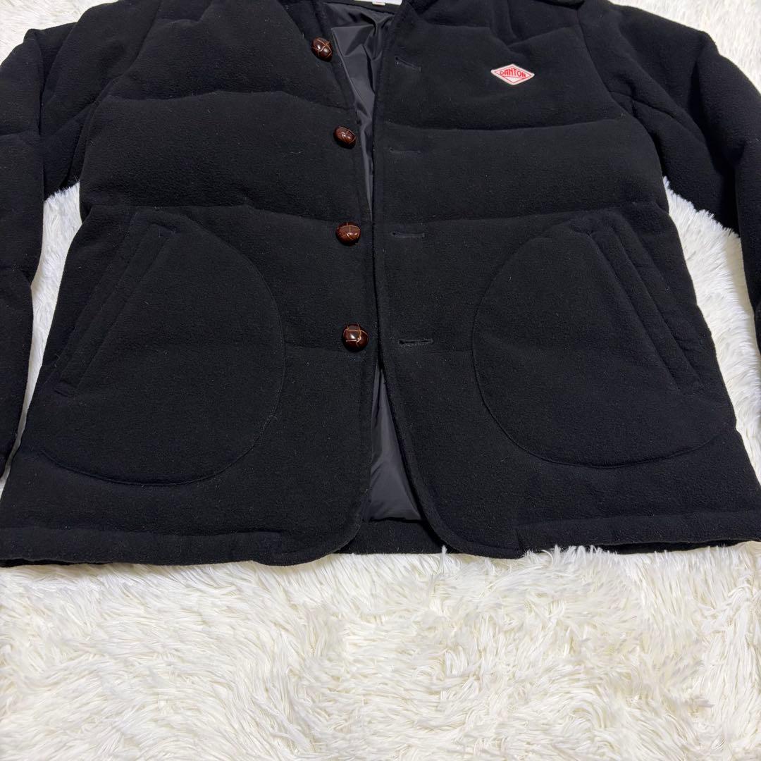 美品　DANTON BEAMS別注 ウールモッサダウン黒XL クリーニング済