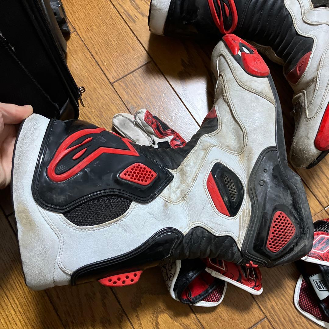 アルパインスターズ　レーシングブーツ　45 29.5サイズ　レーシンググローブ