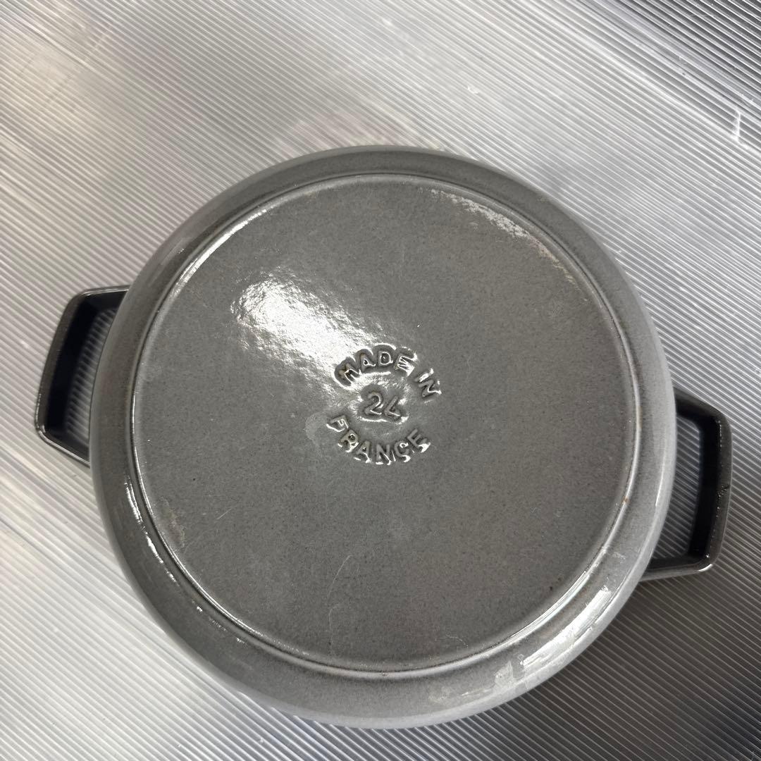 ストウブ 　鍋 24cm　現状品
