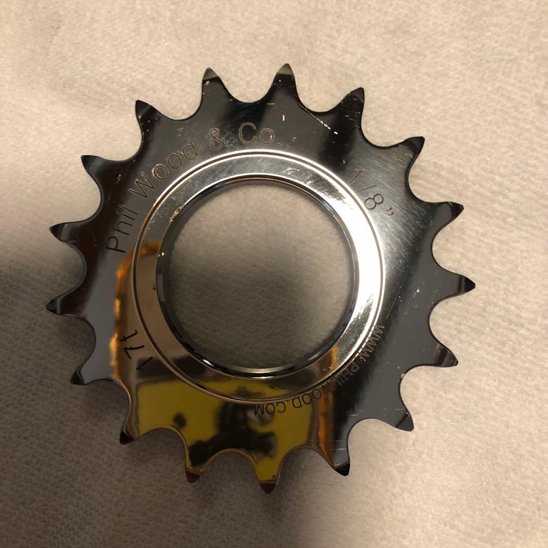 Phil Wood & Co. 1/8\" コグ　17T 未使用品