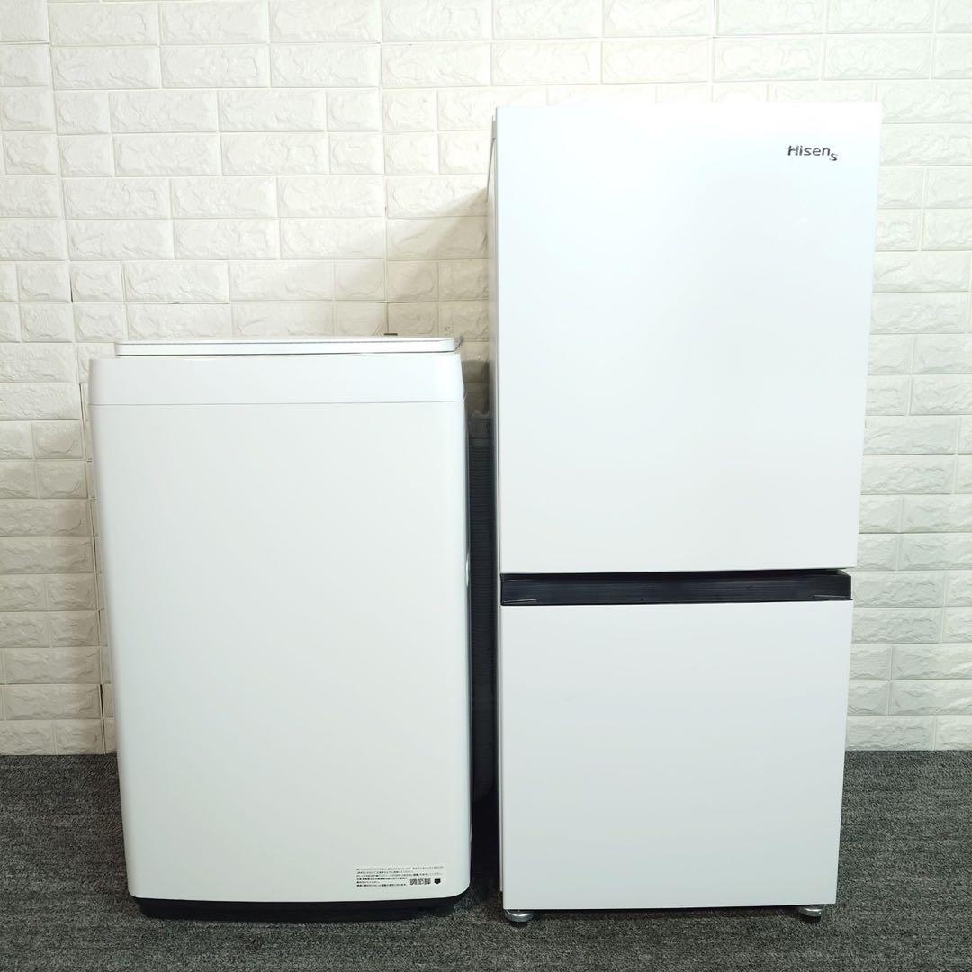 Hisense 生活家電 2点セット 冷蔵庫 135L 洗濯機 A021