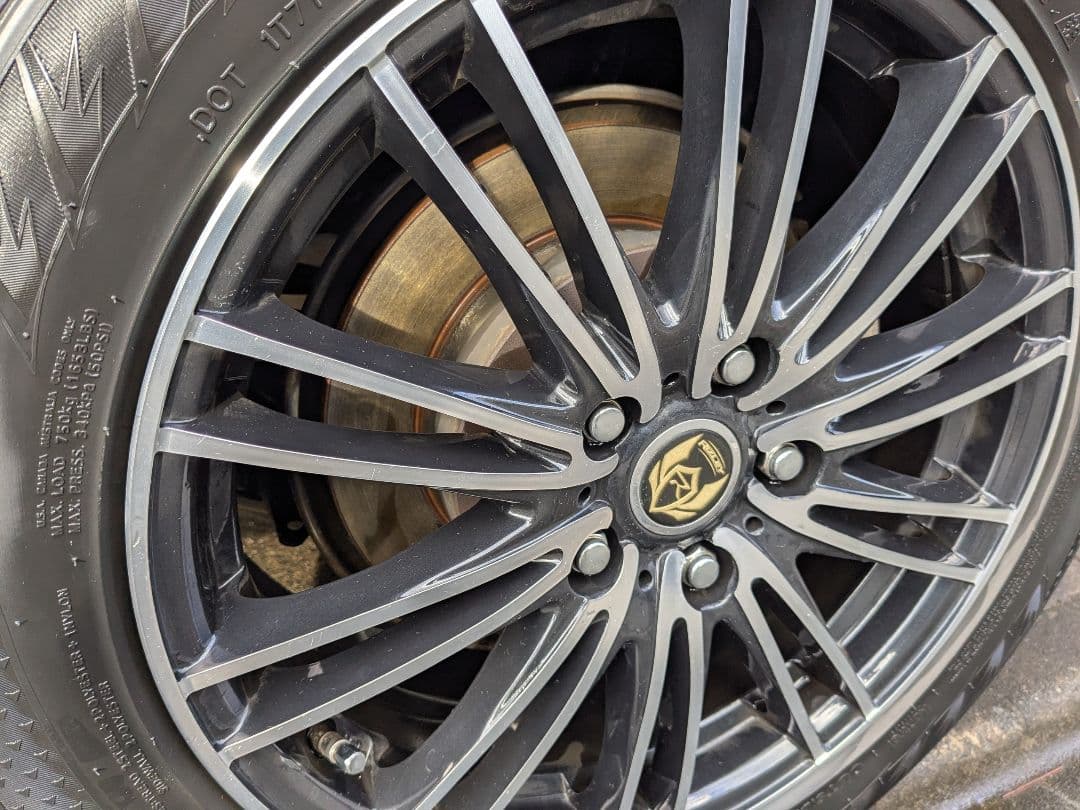 [美品] RiZLEY weds製 17インチ ホイールセット