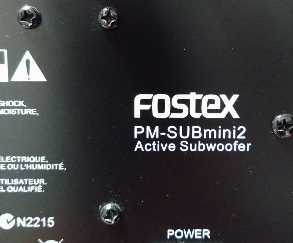 Fostex アクティブサブウーファー PM-SUBmini2