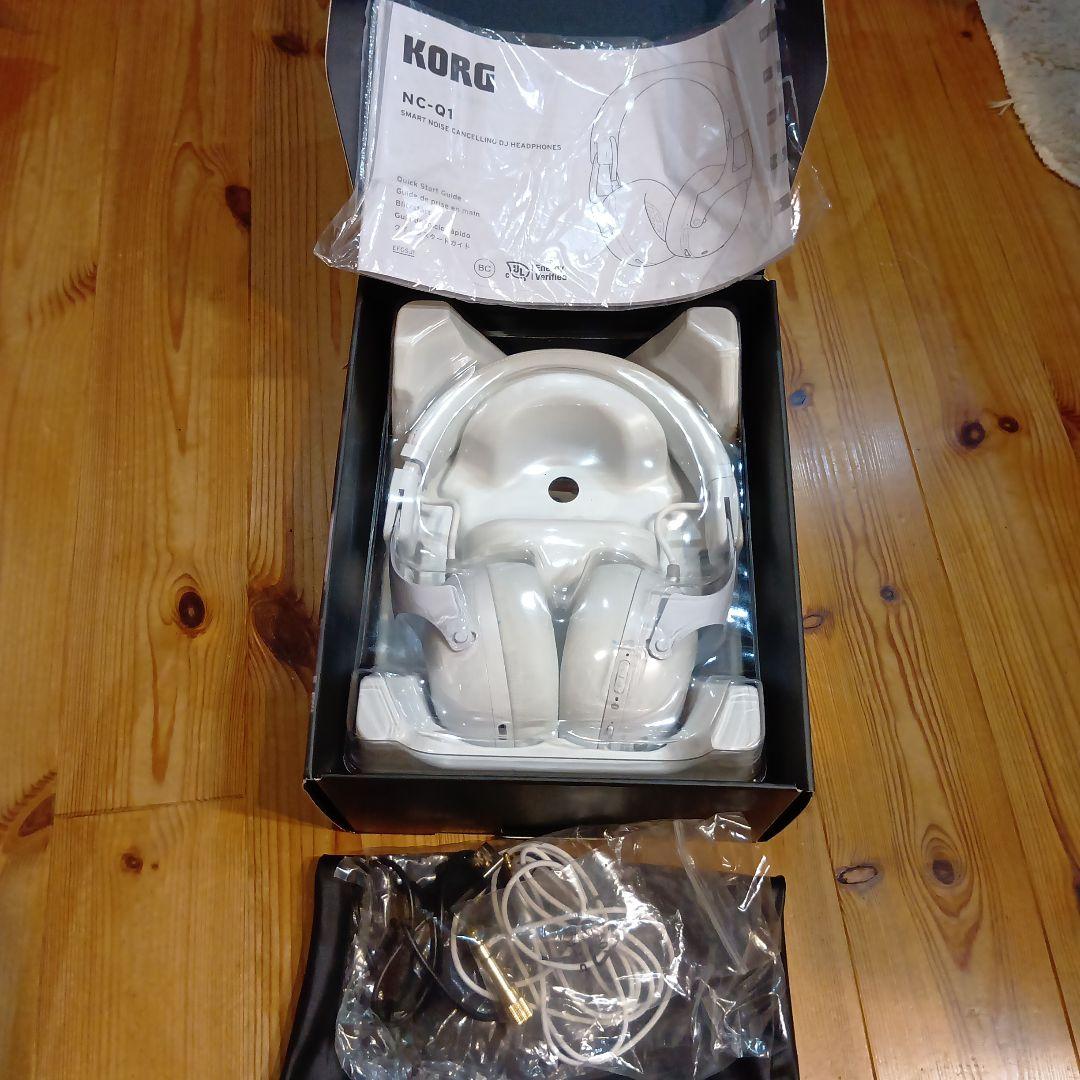 KORG NC-Q1 ホワイト DJ用ヘッドホン