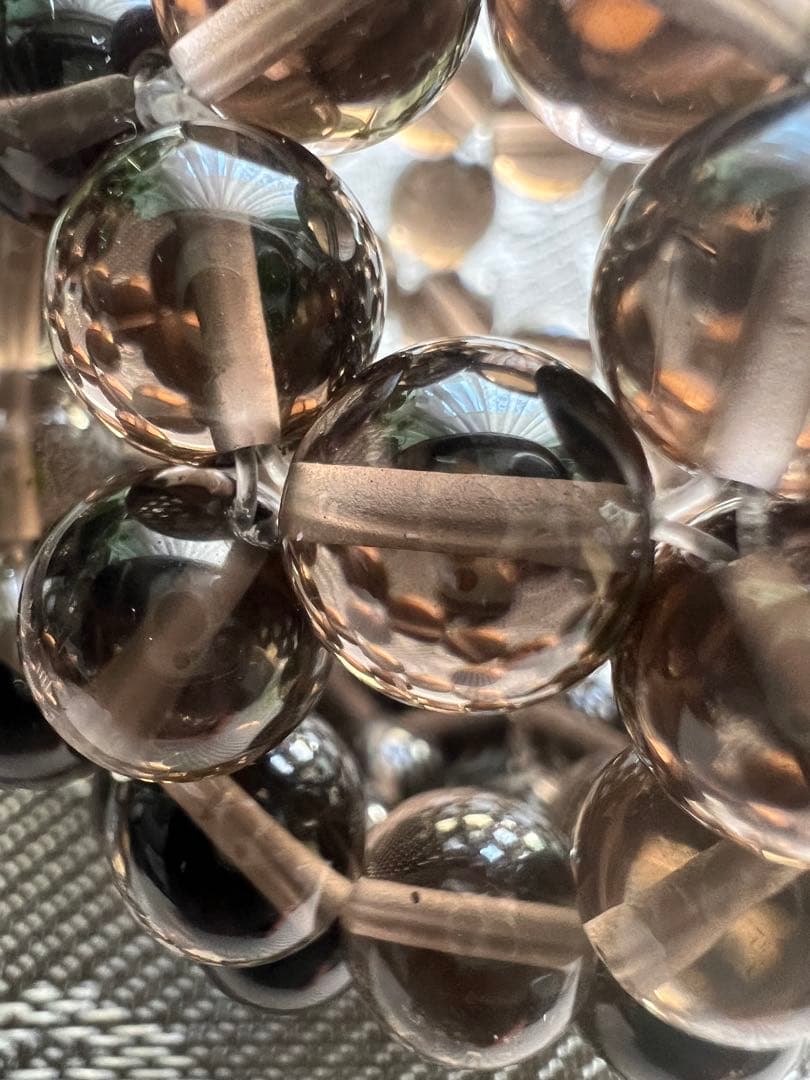 新作❣️強力⚠️特大★ブラックアイスオブシディアン★10mm★神聖幾何学フラーレン★