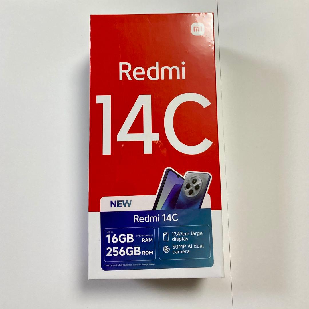 新品未開封　スマホの夢　Xiaomi Redmi 14C 16GB/256GB