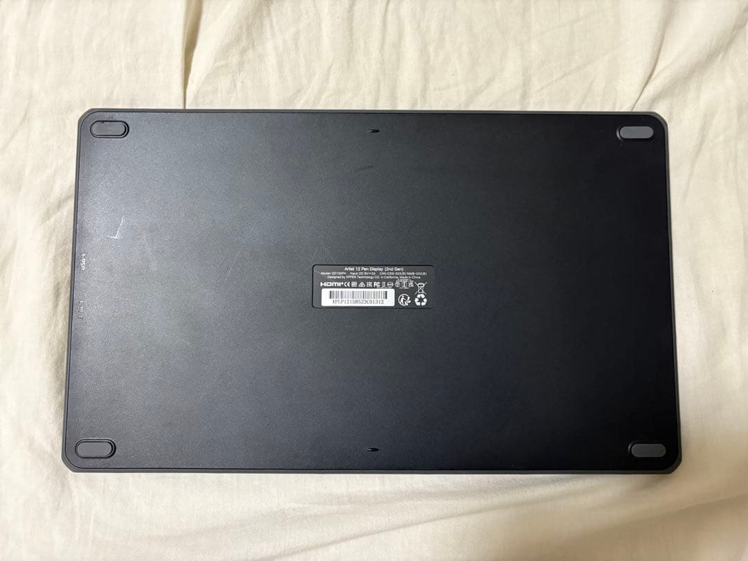 xppen 液晶タブレット　artist12 セカンド　2nd