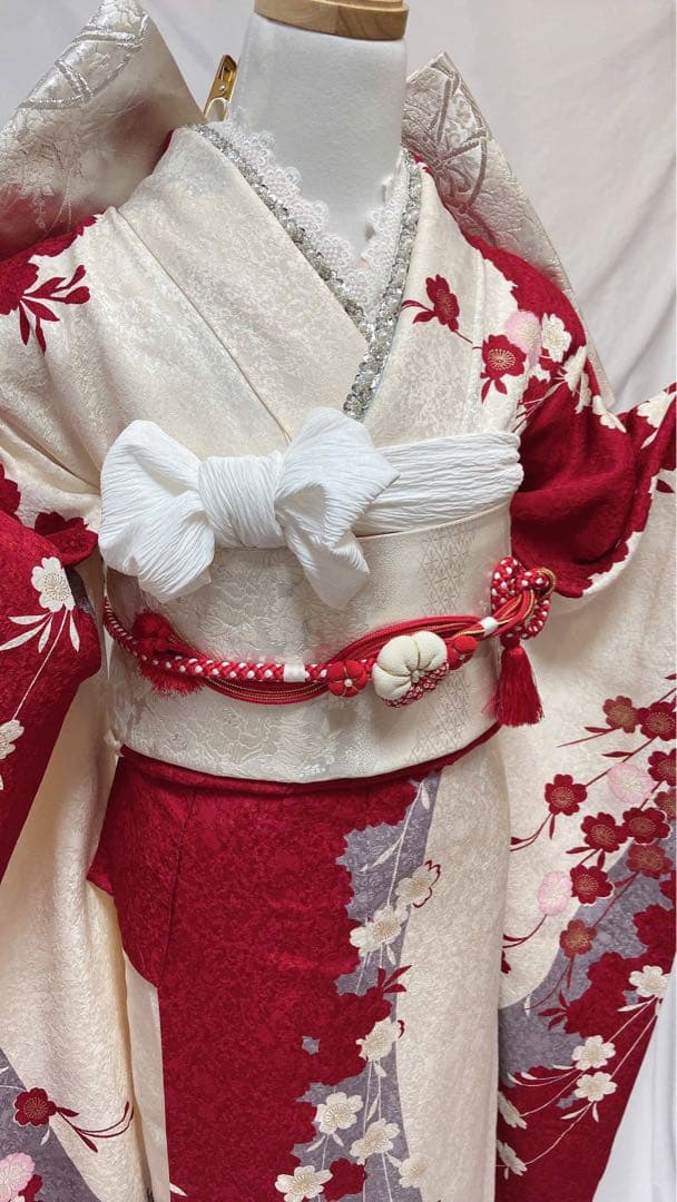 振袖 正絹 成人式　振袖6点セット　振袖フルセット