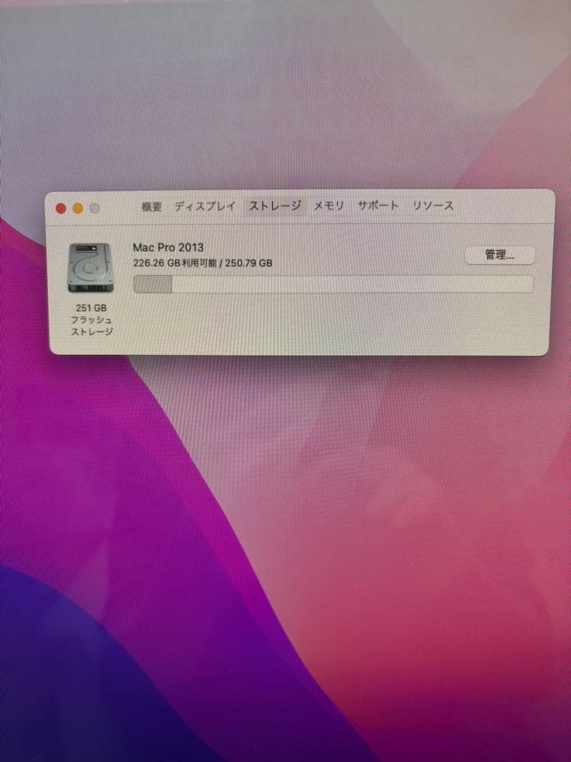 Apple Mac Pro (Late 2013) 16GB 256GB 良品