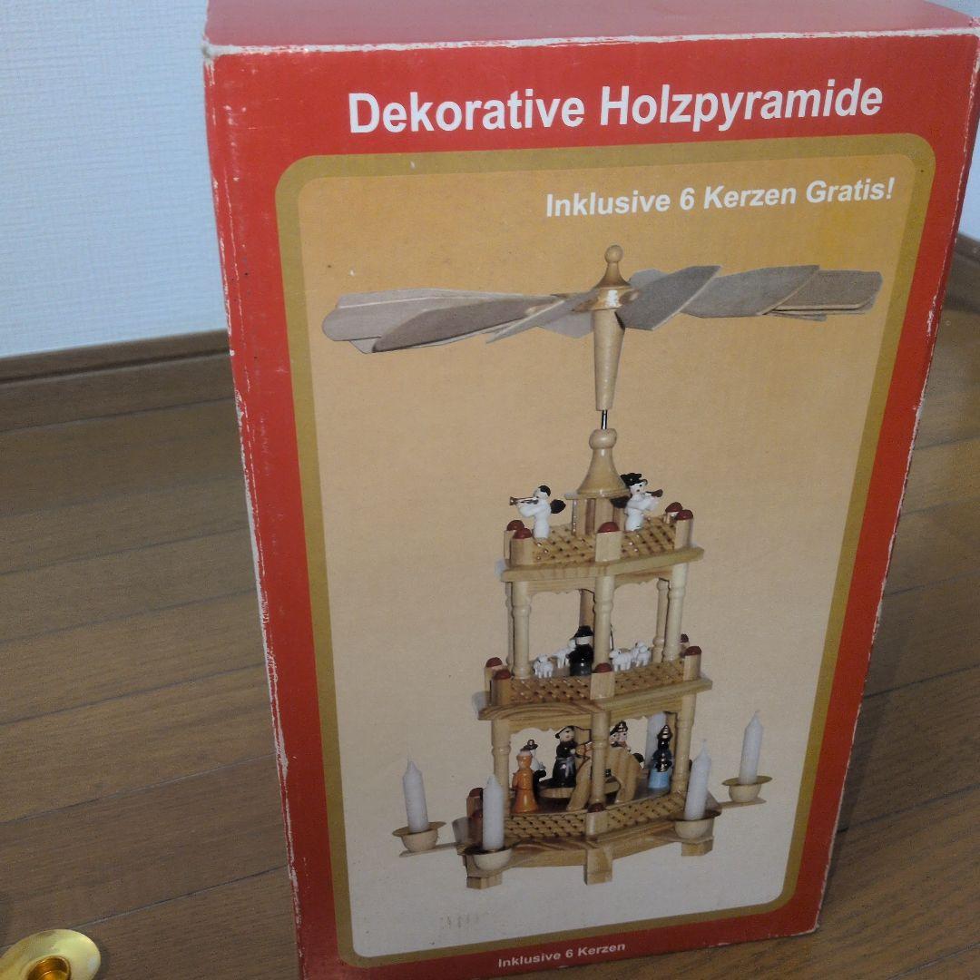 希少 箱 ドイツ クリスマスピラミッド ヴィンテージ アンティーク
