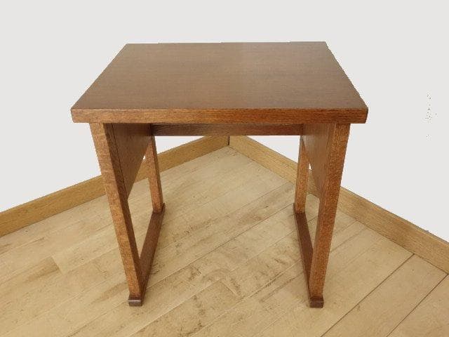 北海道手作り家具　ナラ（楢）材　マルチサイドテーブルUB　ミニデスク　Ｈ５２０