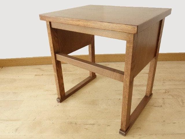 北海道手作り家具　ナラ（楢）材　マルチサイドテーブルUB　ミニデスク　Ｈ５２０
