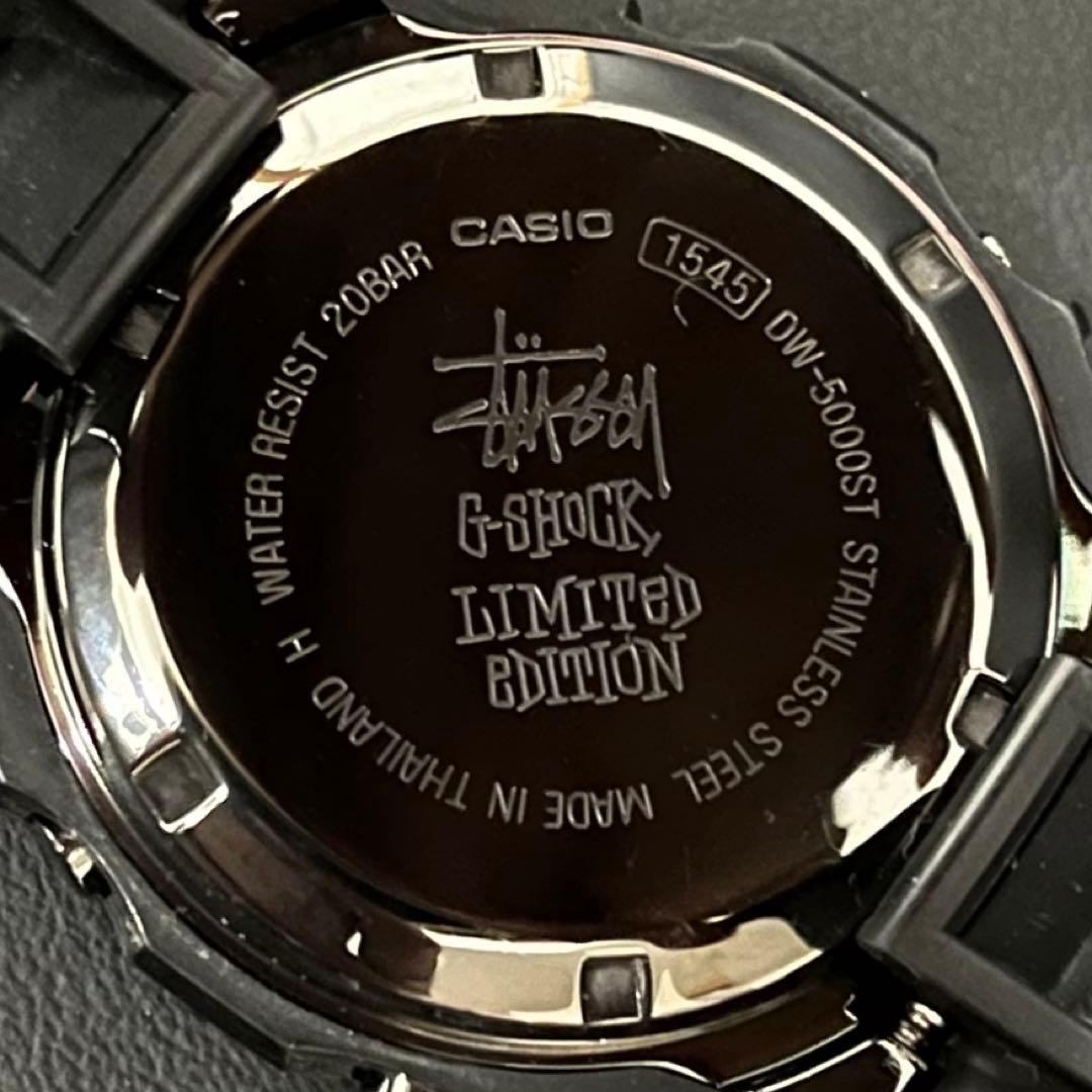 【新品電池交換済/箱付き】STUSSY × G-SHOCK DW-5000ST