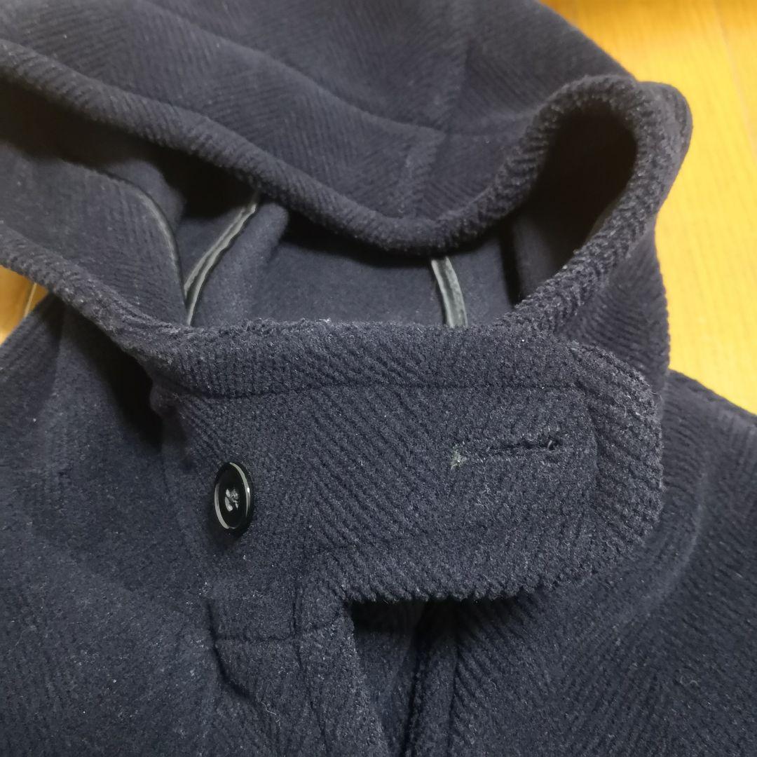 Gloverall ダッフルコート ヘリンボーン ネイビー