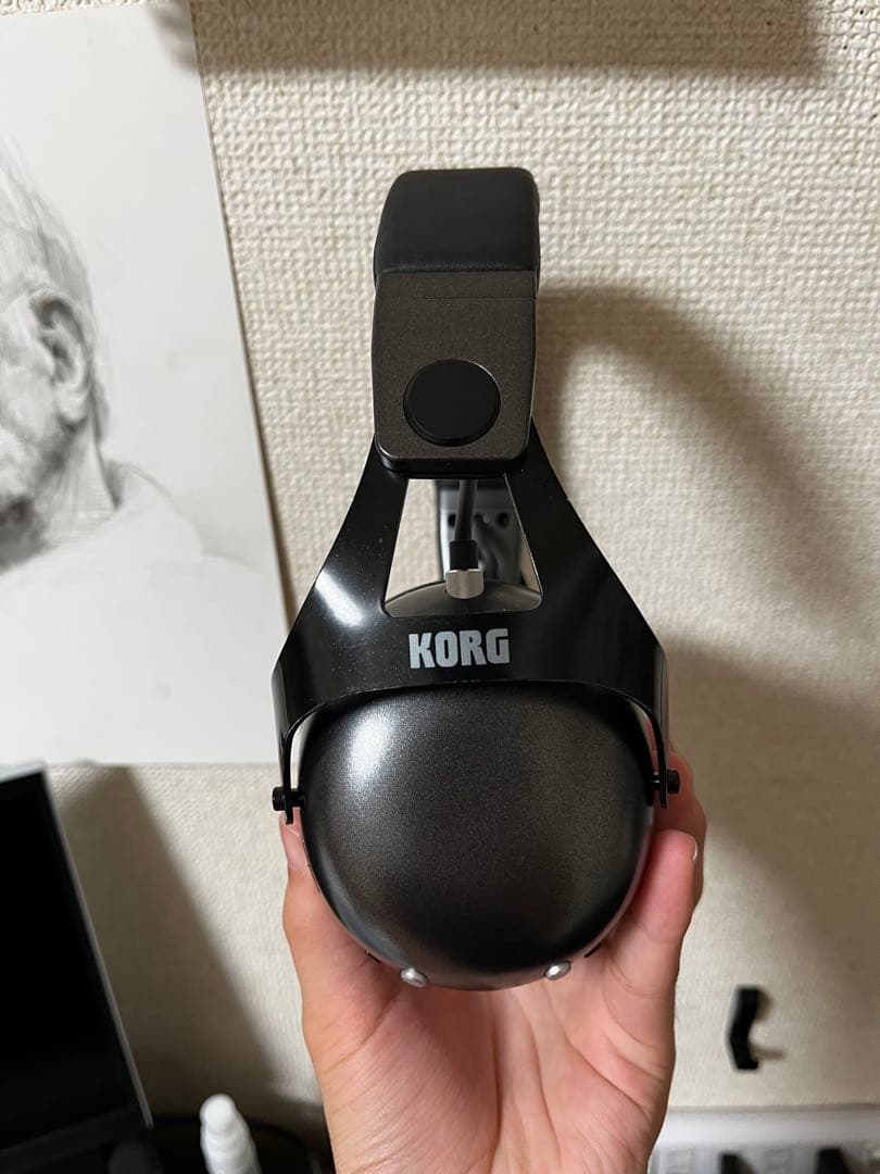 KORG NC-Q1 ワイヤレスヘッドホン ブラック 収納ケース付き