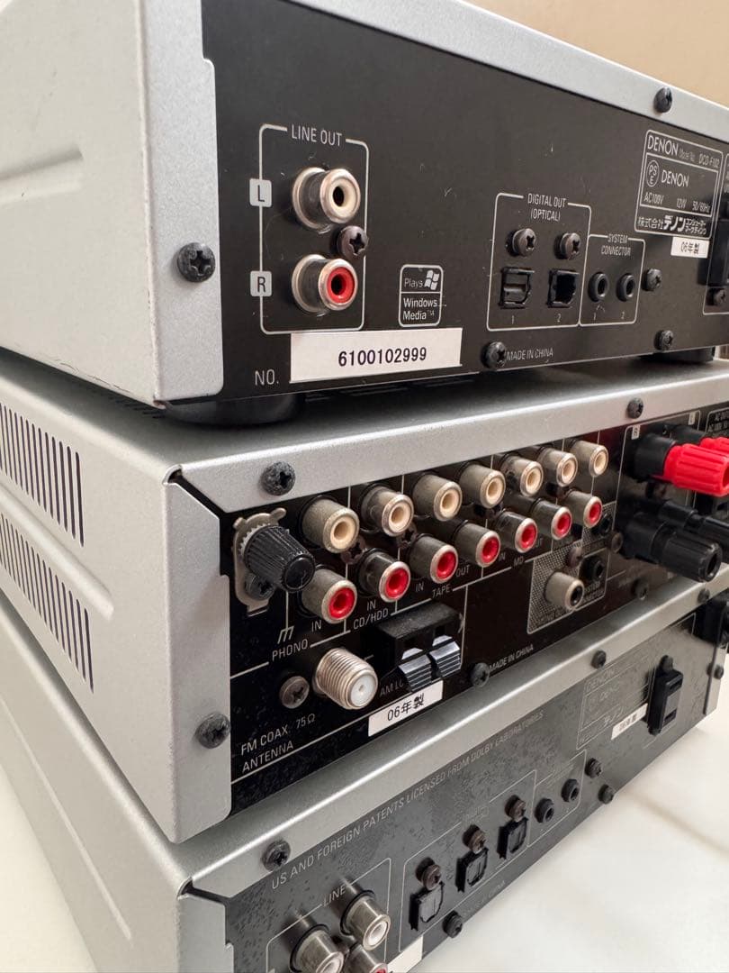DENON CDプレーヤー デノン コンポ MD ミニコンポ チューナー