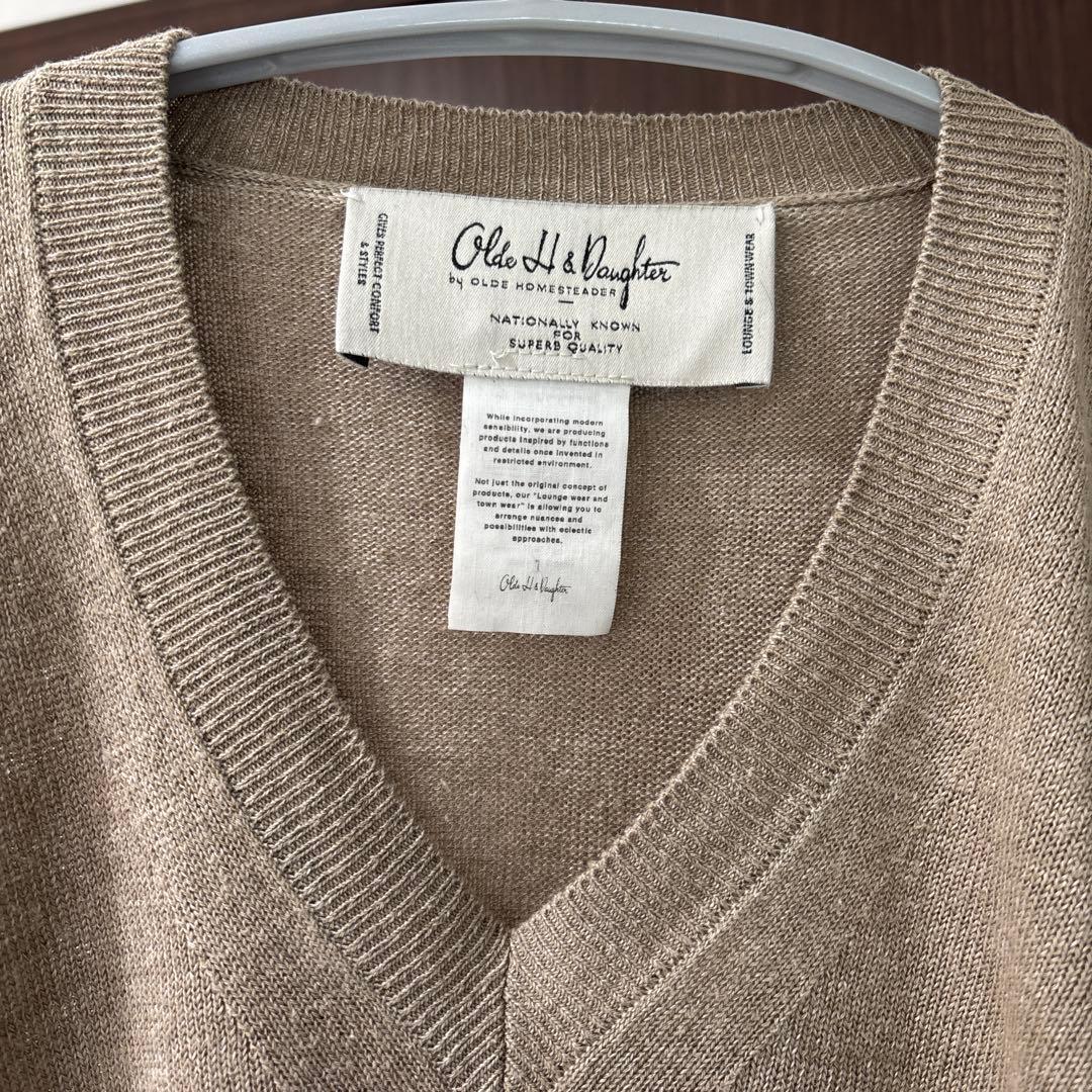 25ss Olde H & Daughter リネンシルク ニット