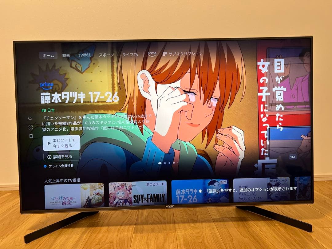 SONY 49インチ 4K液晶テレビ KJ-49X9500H 2021年製