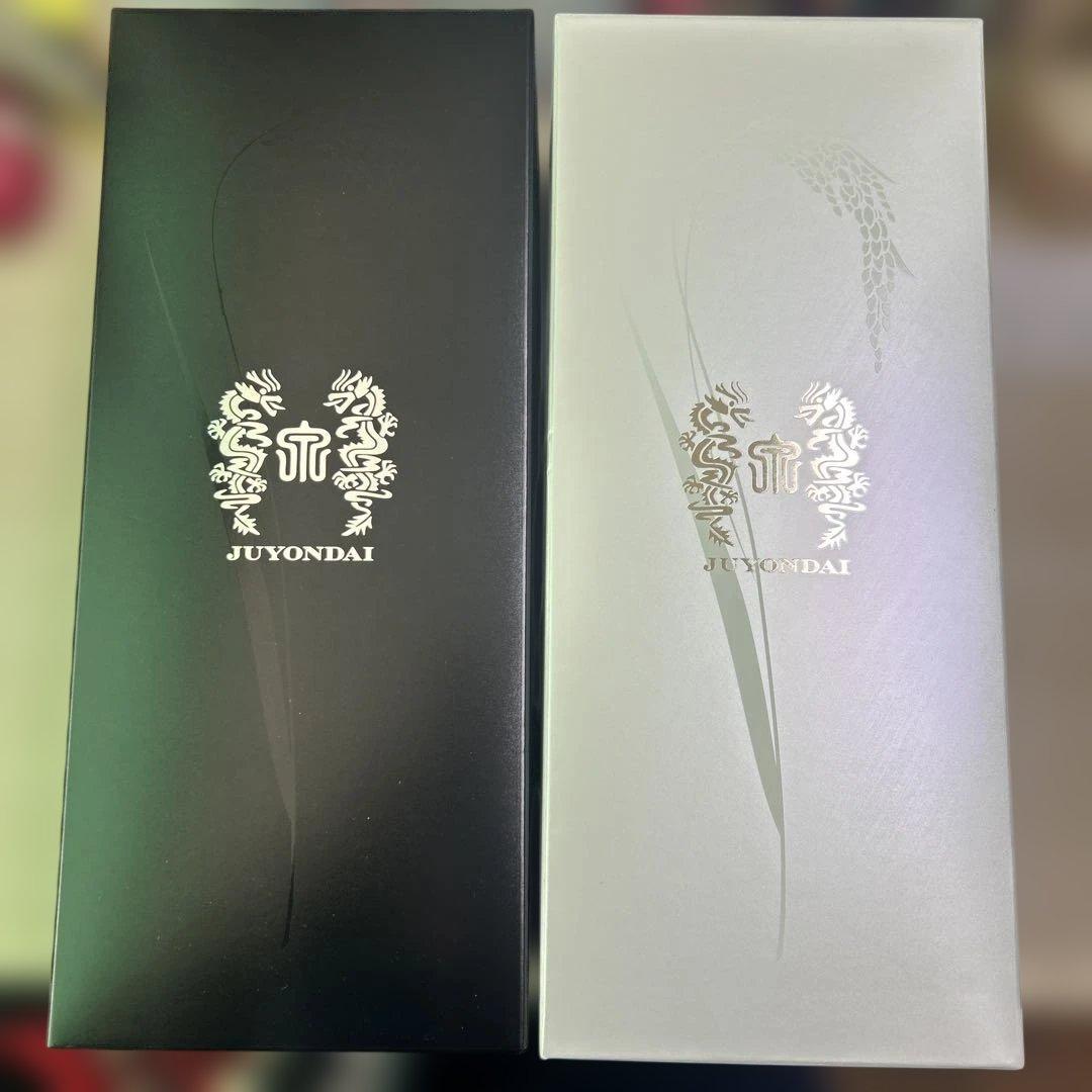 十四代 特上雄町、特等雄町の2本セット 空瓶　化粧箱付き　未洗浄