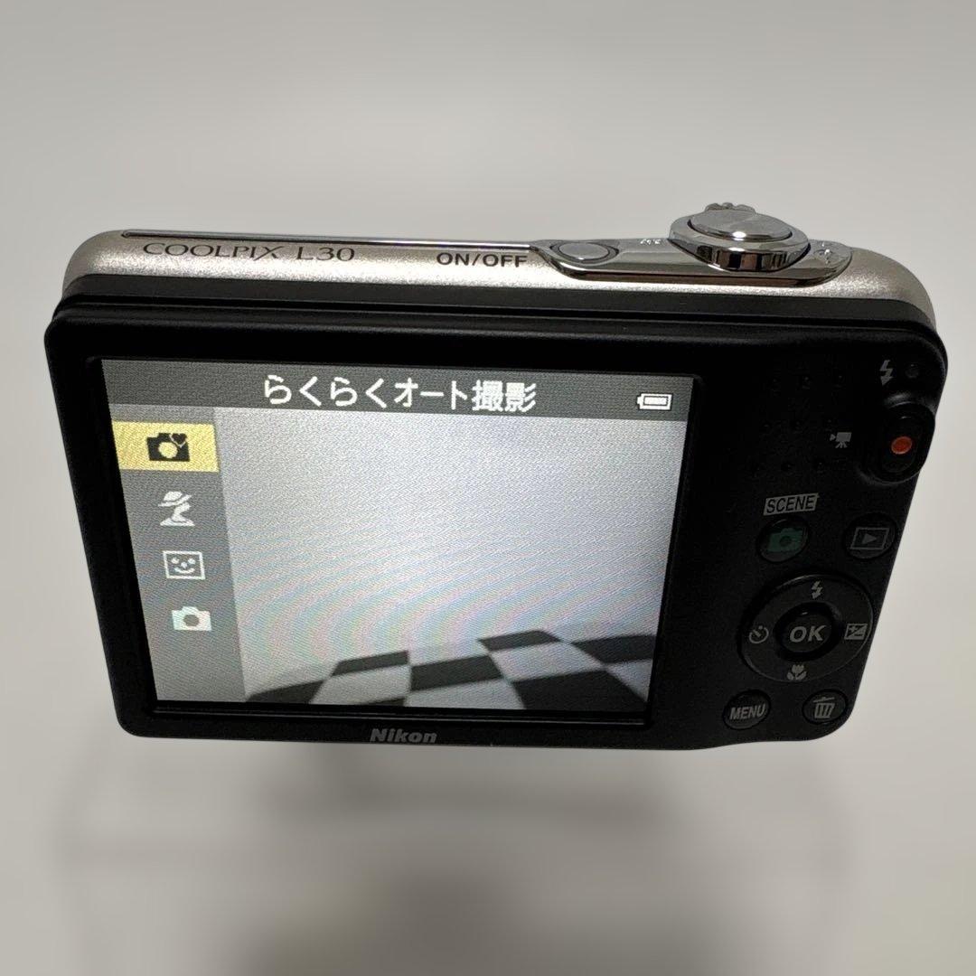 l**様 【美品】NIKON COOLPIX L30 単三電池新品交換済　希少品